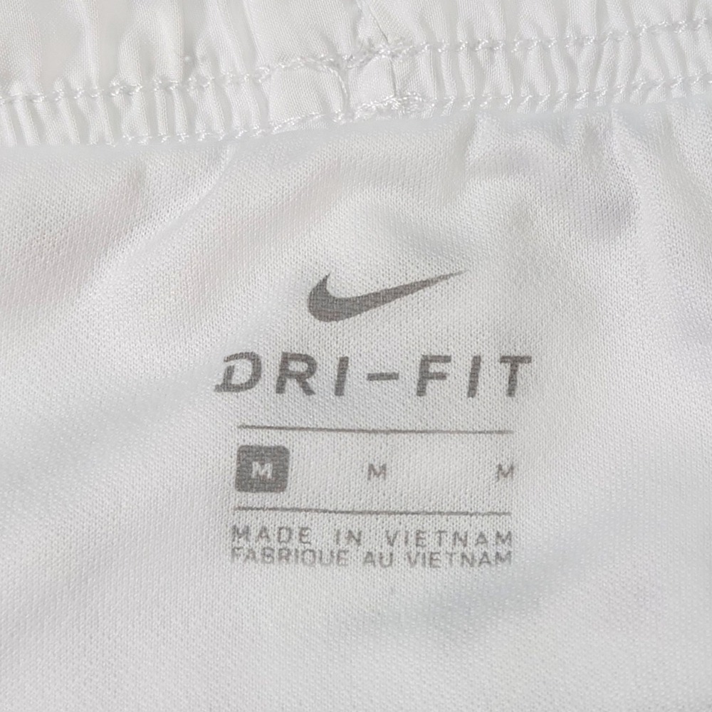 Nike Dri Fit Running Shorts Athletic Lined White Lightweight M - Picture 3 of 4